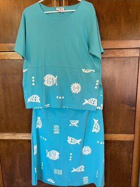 Easy Apparel Blue T-shirt Set.